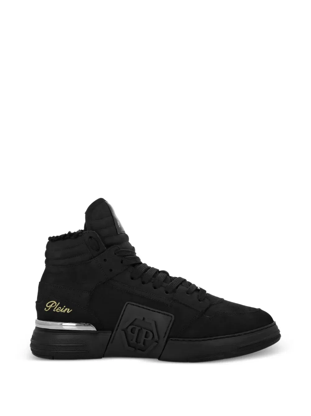 Кроссовки-хайтопы Phantom Kick$ Philipp Plein, черный