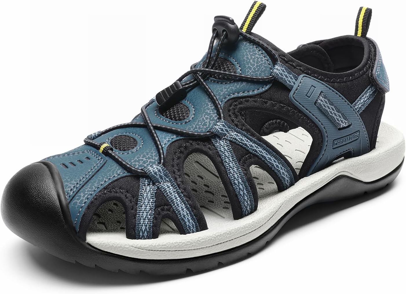 

Мужские сандалии DREAM PAIRS для треккинга, водных видов спорта, пляжа и активного отдыха, удобные повседневные с закрытым носком, летние сандалии, темно-синий