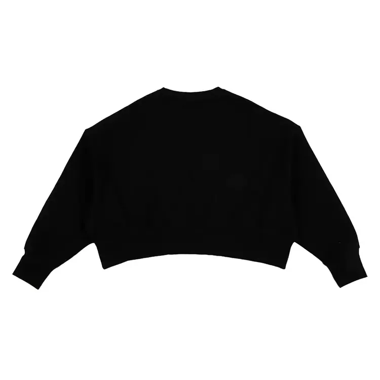 Толстовка Nike NSW Phoenix Fleece Oversized Crewneck 'Black/Sail' — фото 2