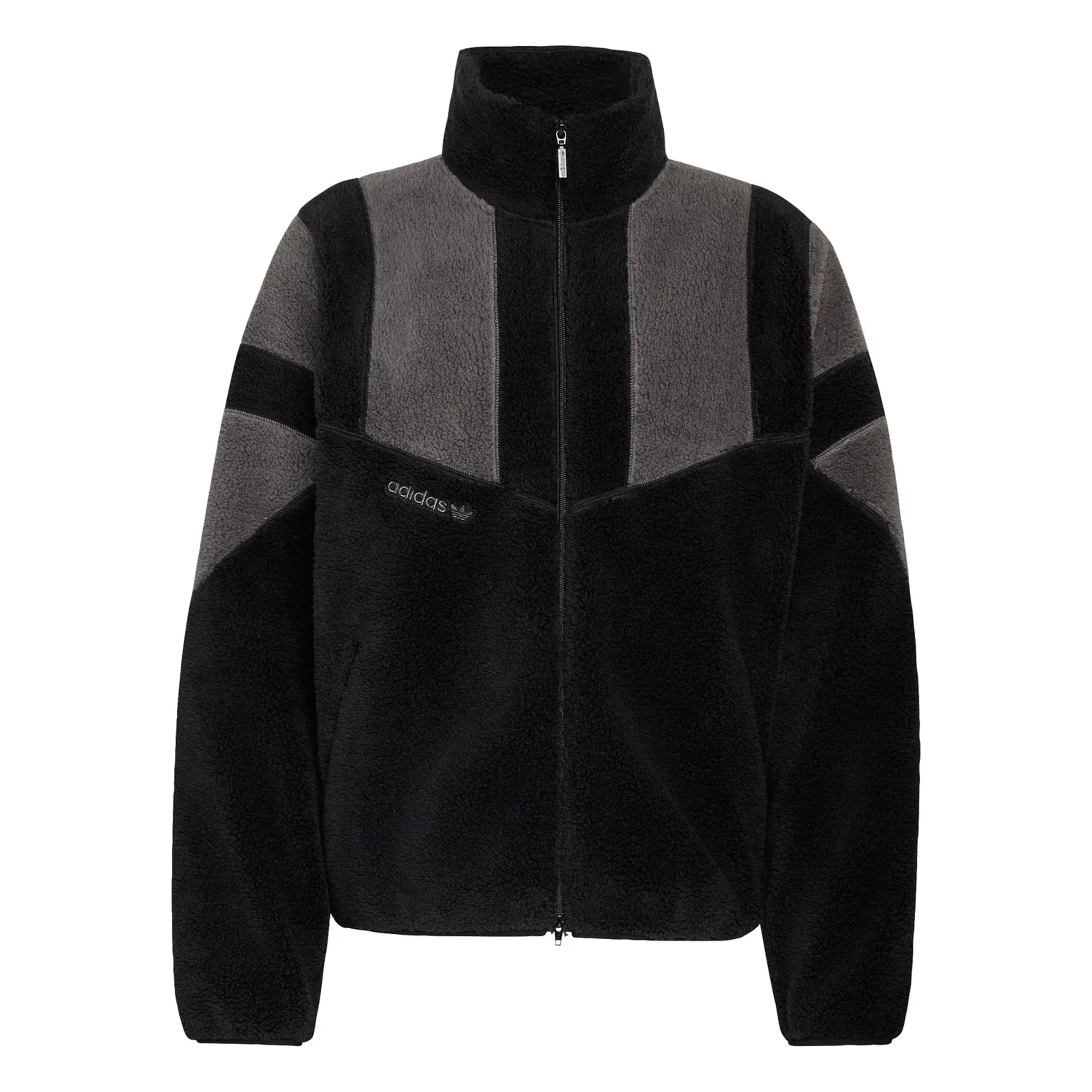 Флисовая куртка Adidas Originals Adicolor черного цвета
