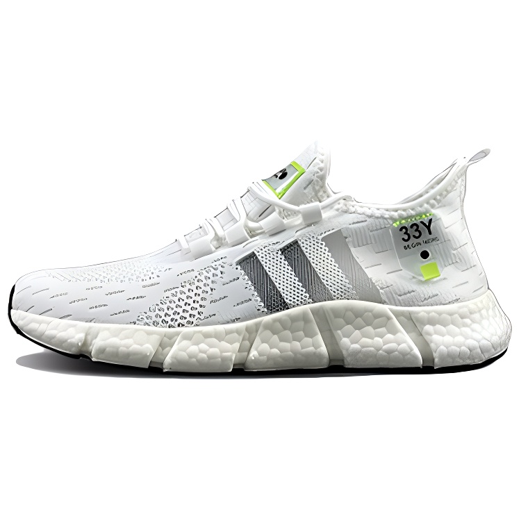 

Green feet Амортизирующие износостойкие низкие кеды унисекс белые, цвет White