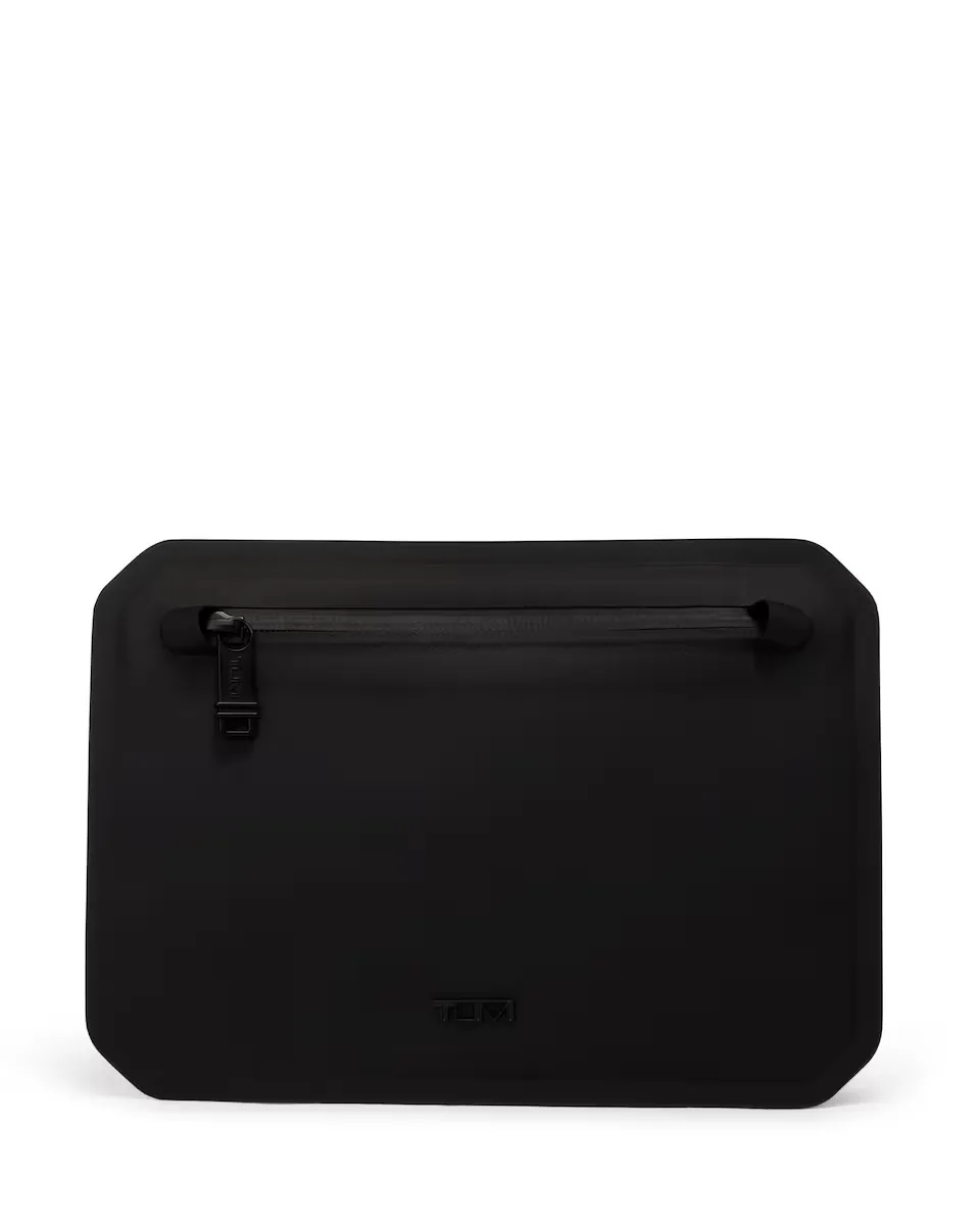 

Сварная плоская сумка из черного ТПУ и нейлона Tumi, чёрный