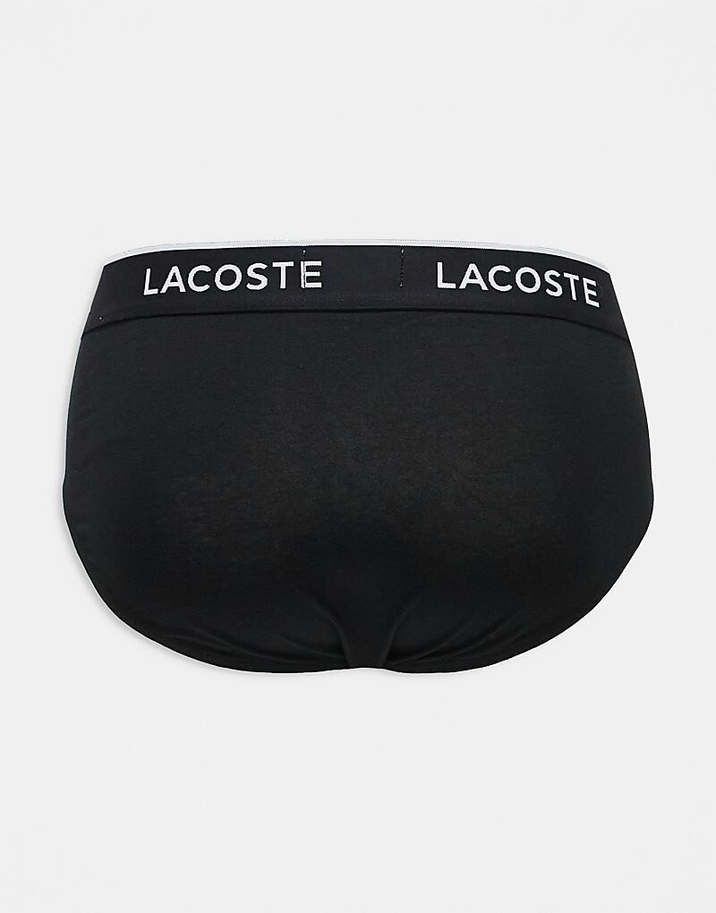 

Комплект из трех черных трусов Lacoste