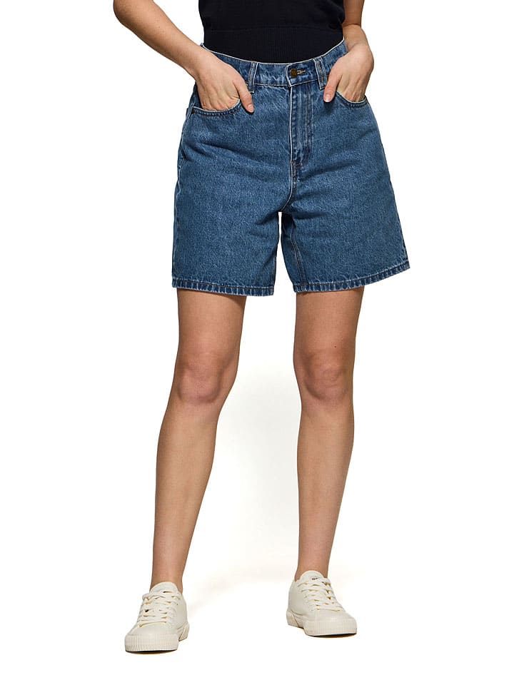 

джинсовые шорты синего цвета Polo Club