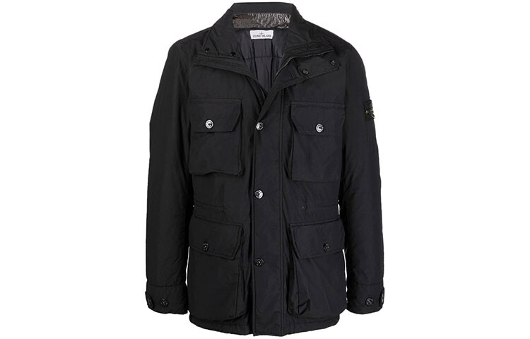 

Куртка мужская Stone Island с четырьмя внешними карманами, черный