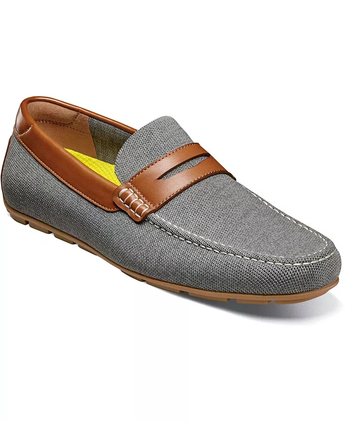 

Мужские мокасины Motor Knit Moc Toe Penny Loafer Florsheim, серый