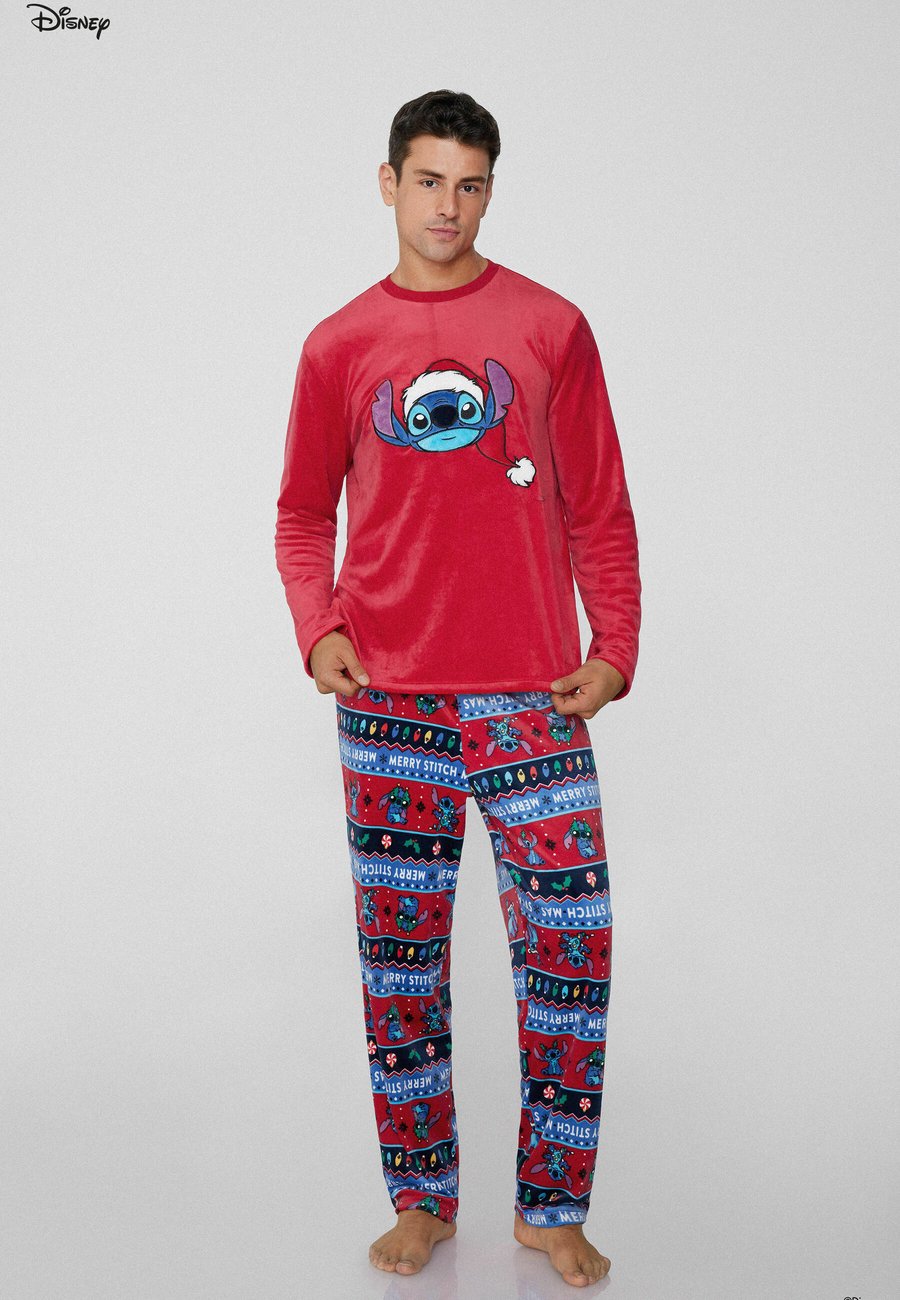 

Пижамный комплект Tezenis STITCH DISNEY SET, Blue & Red/Mottled Light Red