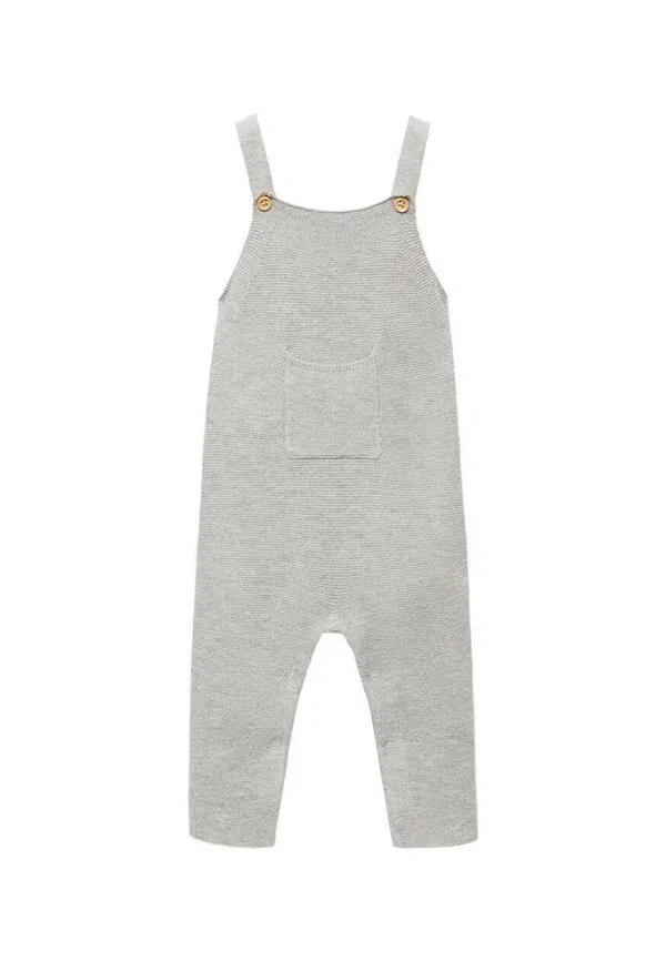 Комбинезон Mango Kids, цвет серый меланж