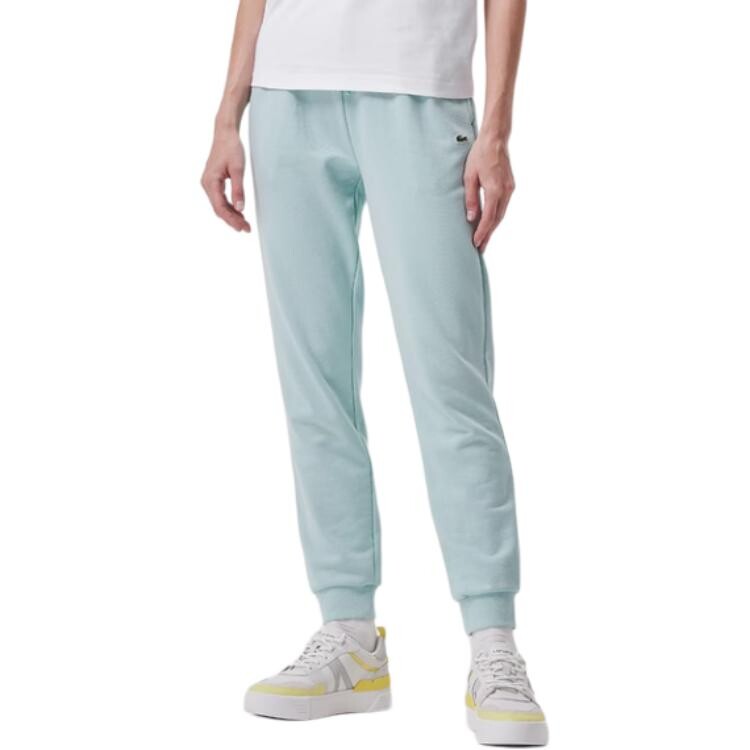 Брюки женские Lacoste Повседневные, мятно-зеленые — фото 3