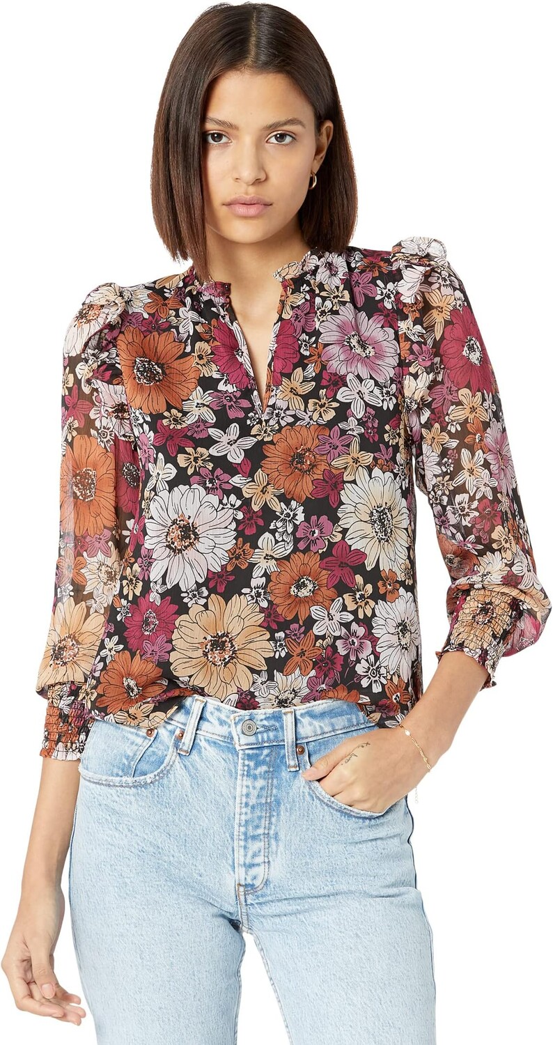 

Цветочный Me Not Top Steve Madden, цвет Rust/Black