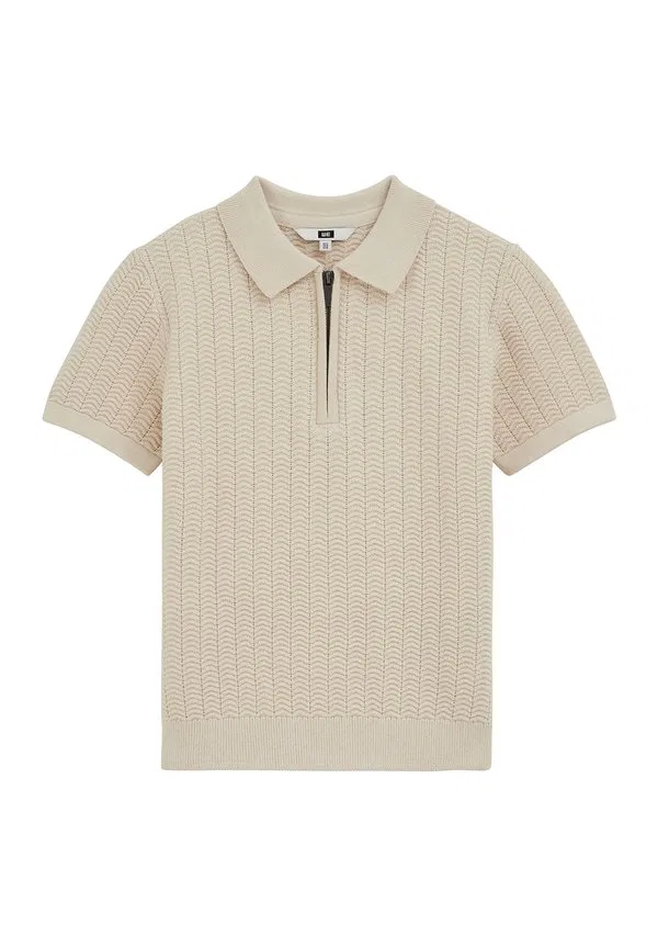 Рубашка поло We Fashion, Beige — фото 4