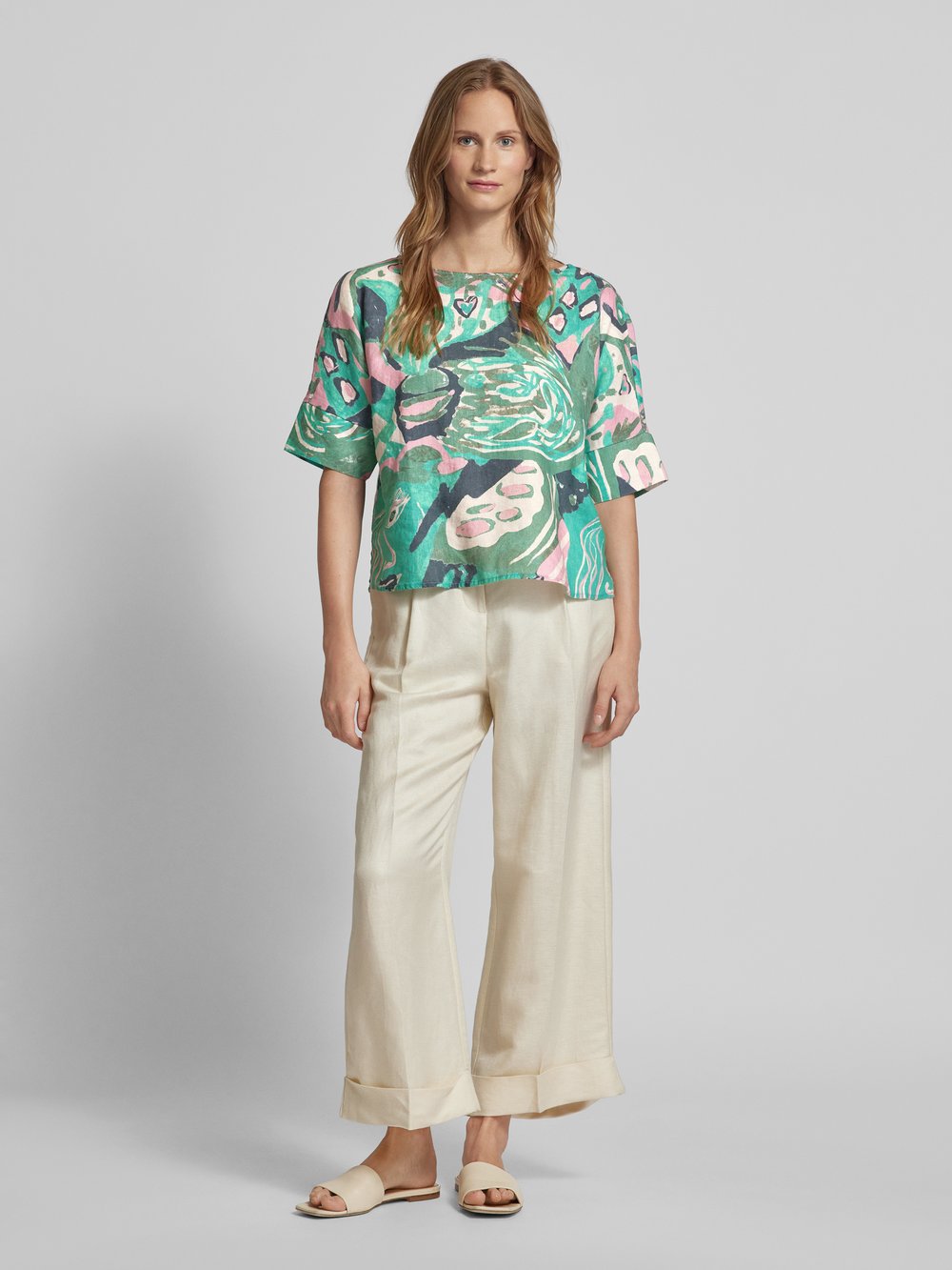 

Блузка с рукавами 1/2 Christian Berg Woman, изумрудный