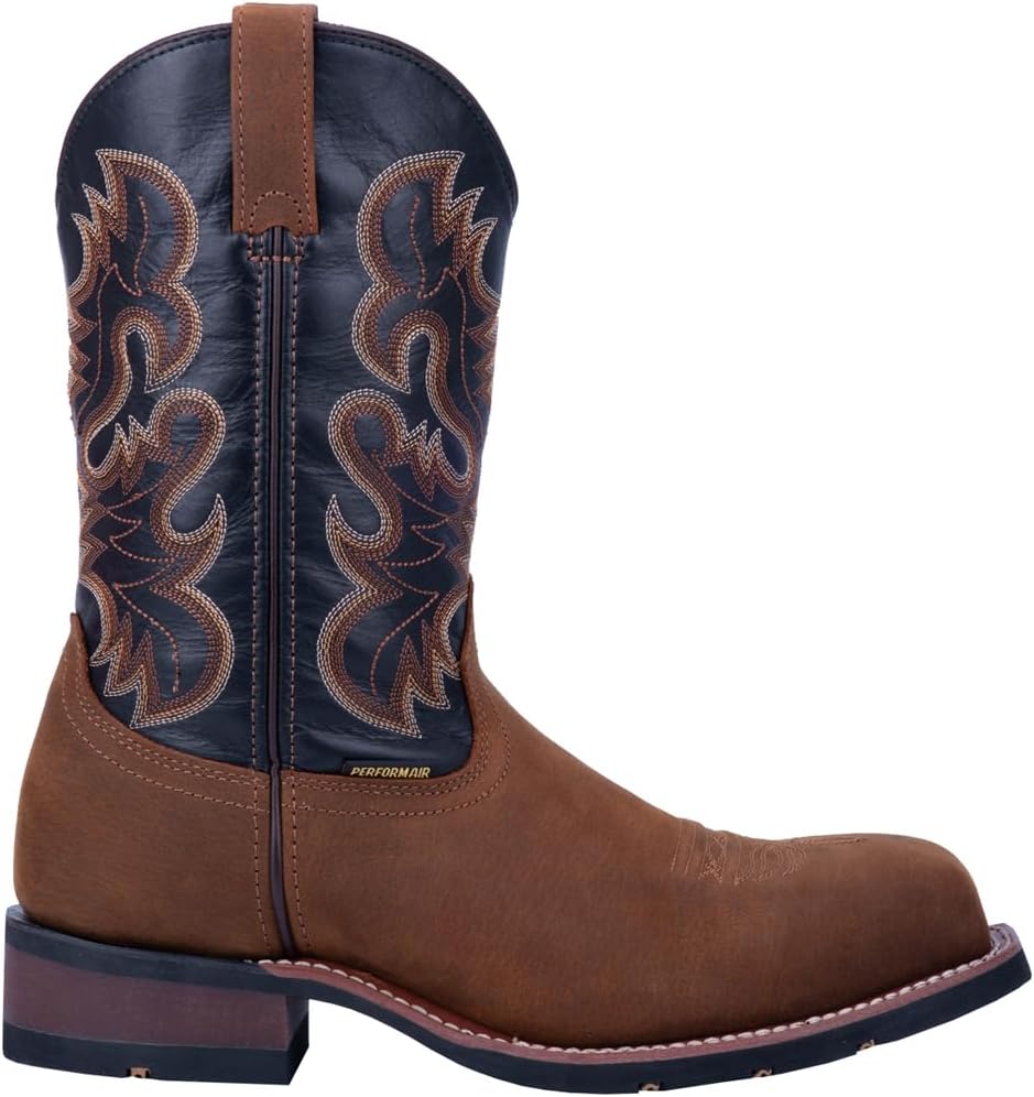 

Мужские рабочие/служебные ботинки Laredo Rockwell с электрозащитным стальным носком, 11 дюймов - коричневые