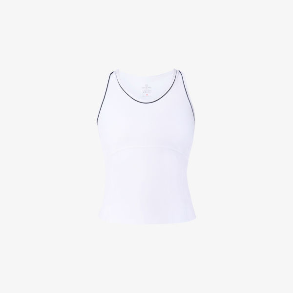 

Теннисный топ Pro Racket Power Stretch-Woven Sweaty Betty, белый
