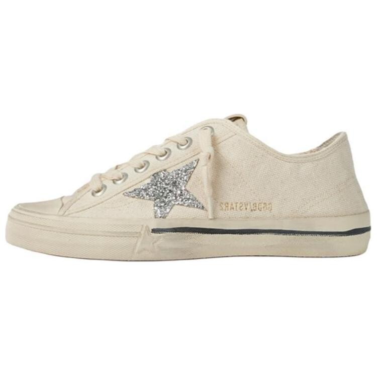Кроссовки женские Golden Goose V-Star 2 Skateboarding, бежевый
