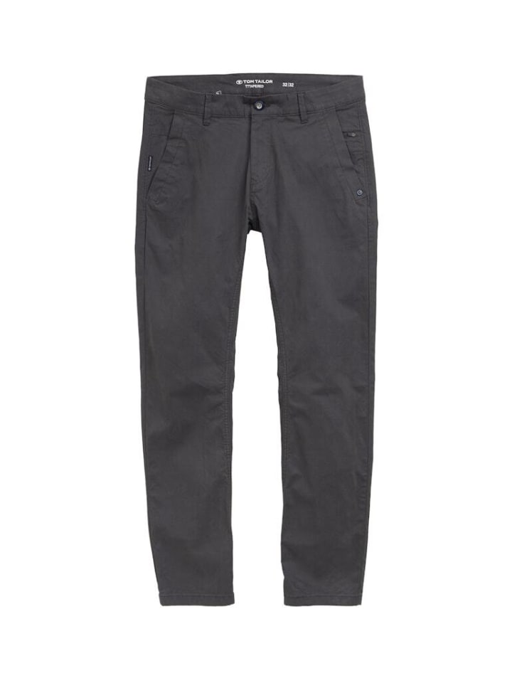 

Тканевые брюки Tom Tailor, цвет tarmac grey