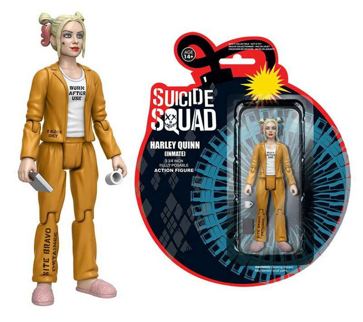 

Фигурка заключенного «Отряд самоубийц» Harley 3 3/4 дюйма Funko POP!