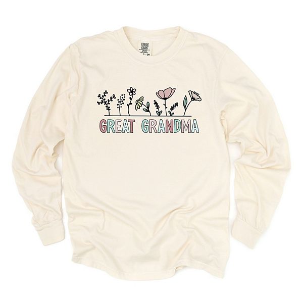 

Длинный рукав с цветочным принтом в стиле прабабушки Simply Sage Market, Ivory