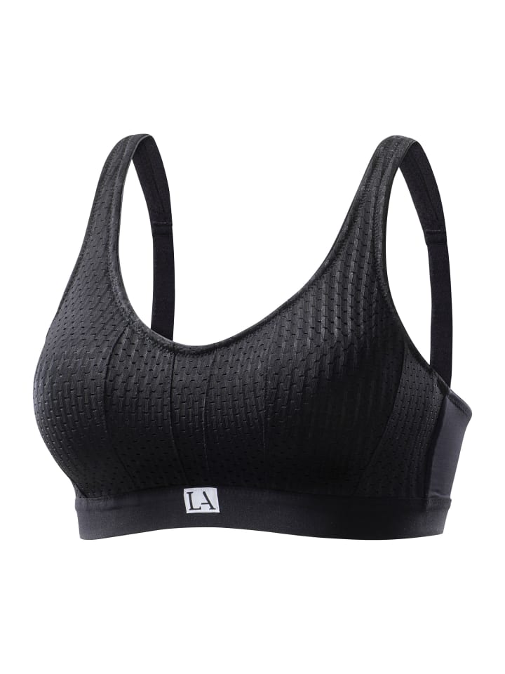 

Спортивный бюстгальтер LASCANA ACTIVE, черный