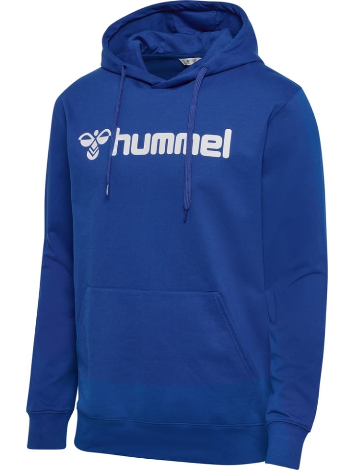 

Толстовка Hmlgo 2.0 Logo Hoodie синего цвета Hummel