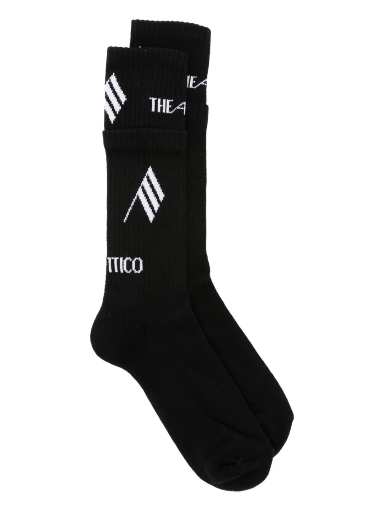 

Носки с флаговым узором Attico The Attico, черный
