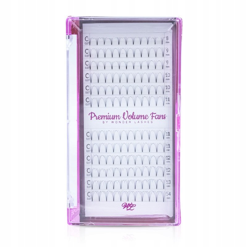

Премиальные объемные ресницы Wonder Lashes 4D C 0,07x12 мм