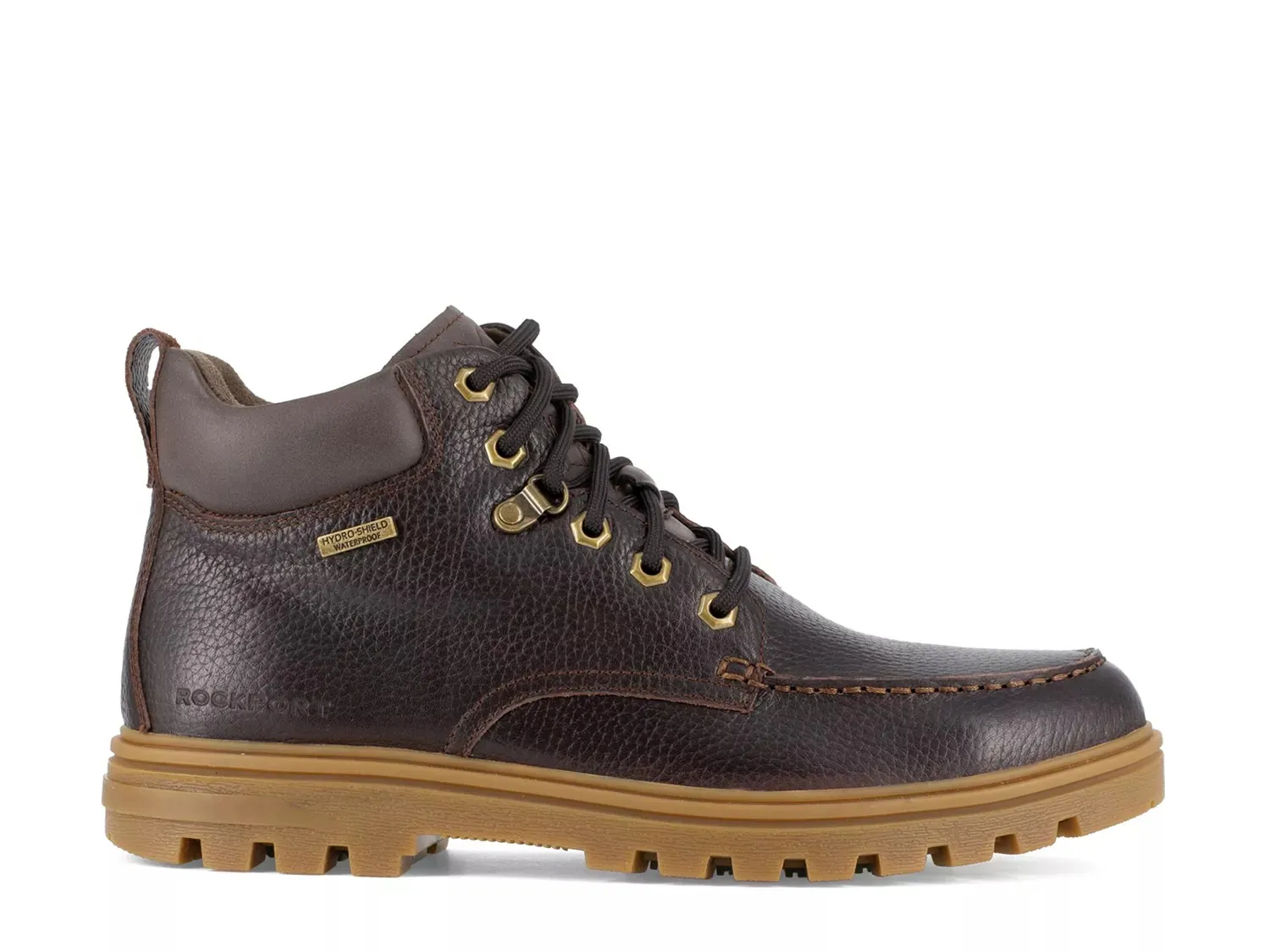 Ботинки Rockport Works Weather Or Not Alloy Toe Work Boot — мужские, темно-коричневые — фото 2