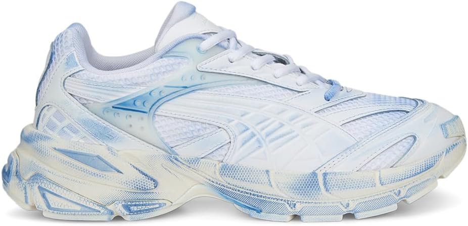 

Мужские кроссовки PUMA Velophasis Overdye на шнуровке, повседневные - синие
