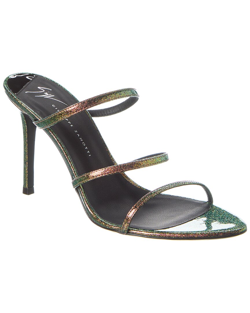 Giuseppe Zanotti Alimha 90 Vinyl Sandal, черный