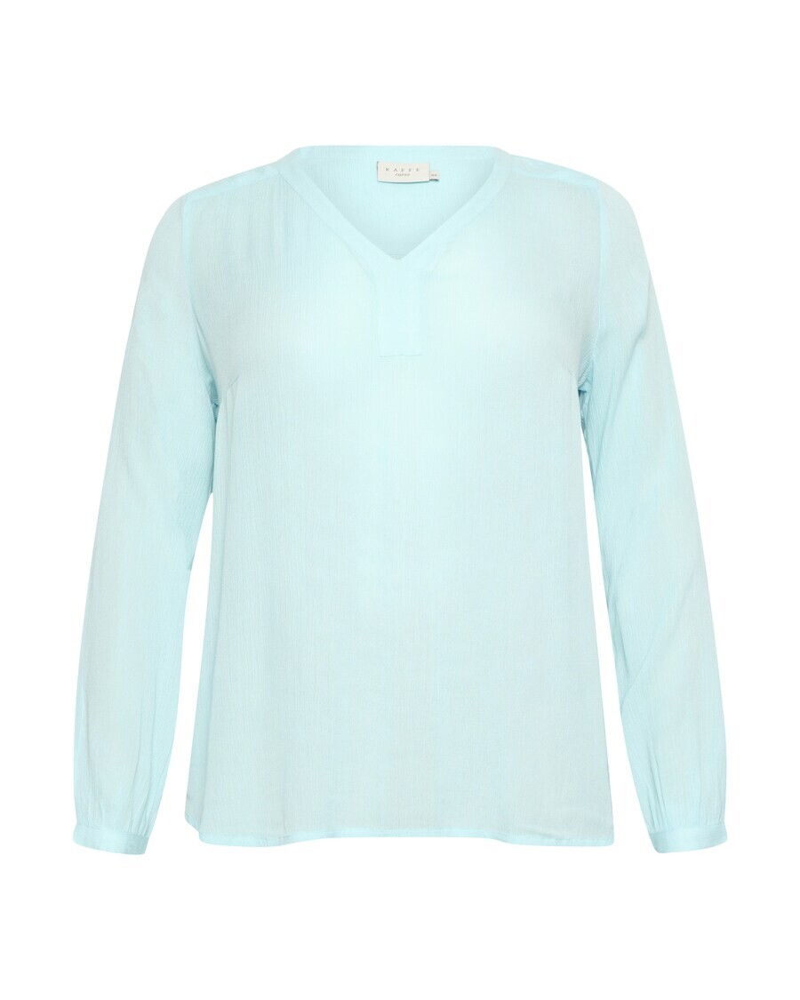 

Блузка KAFFE CURVE Blouse Cami, небесно-синий