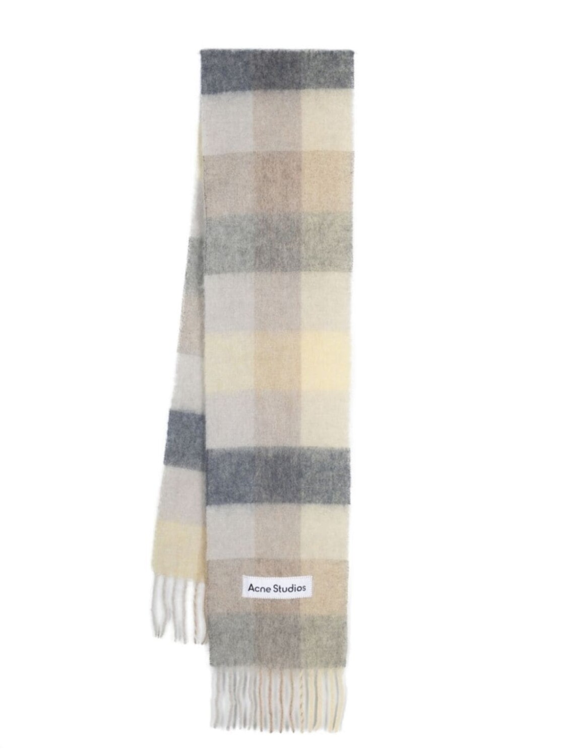

Acne Studios шарф с логотипом, нейтральный цвет