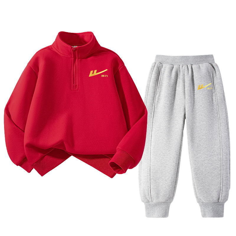 

Повседневная спортивная одежда для подростков WARRIOR, красный/золотой/серый