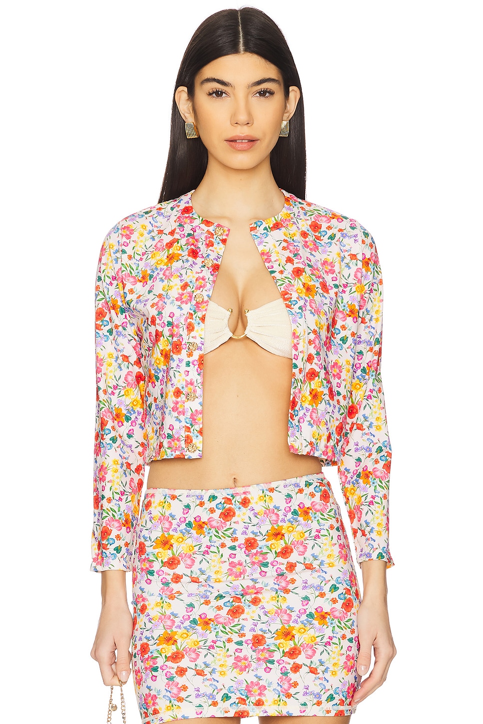 

Кардиган для плавания Lauren La Porte, floral