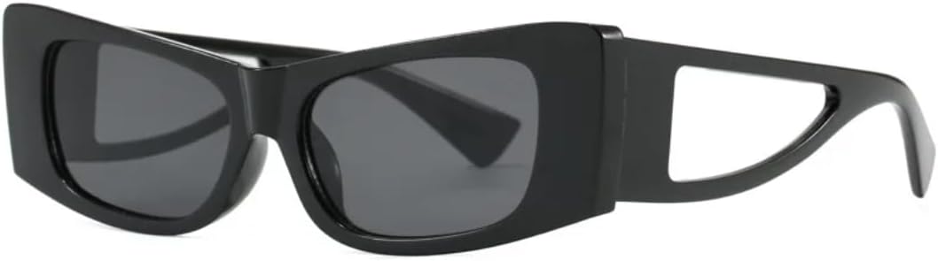 

Ретро-солнцезащитные очки «кошачий глаз» для женщин, модные черные очки с защитой от УФ-излучения UV400, мужские трендовые очки с заклепками в стиле панк TVTBBVV, Black Black