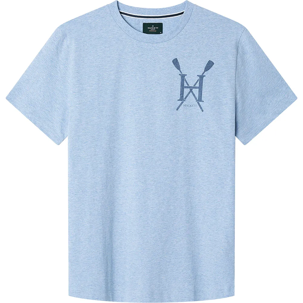 

Футболка с коротким рукавом Hackett Heritage Rgta Logo, синий