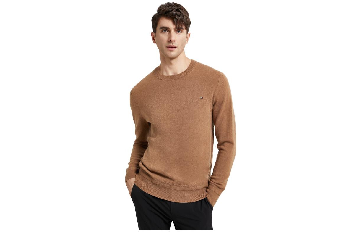 

Tommy Hilfiger Мужской кашемировый свитер, цвет Brown