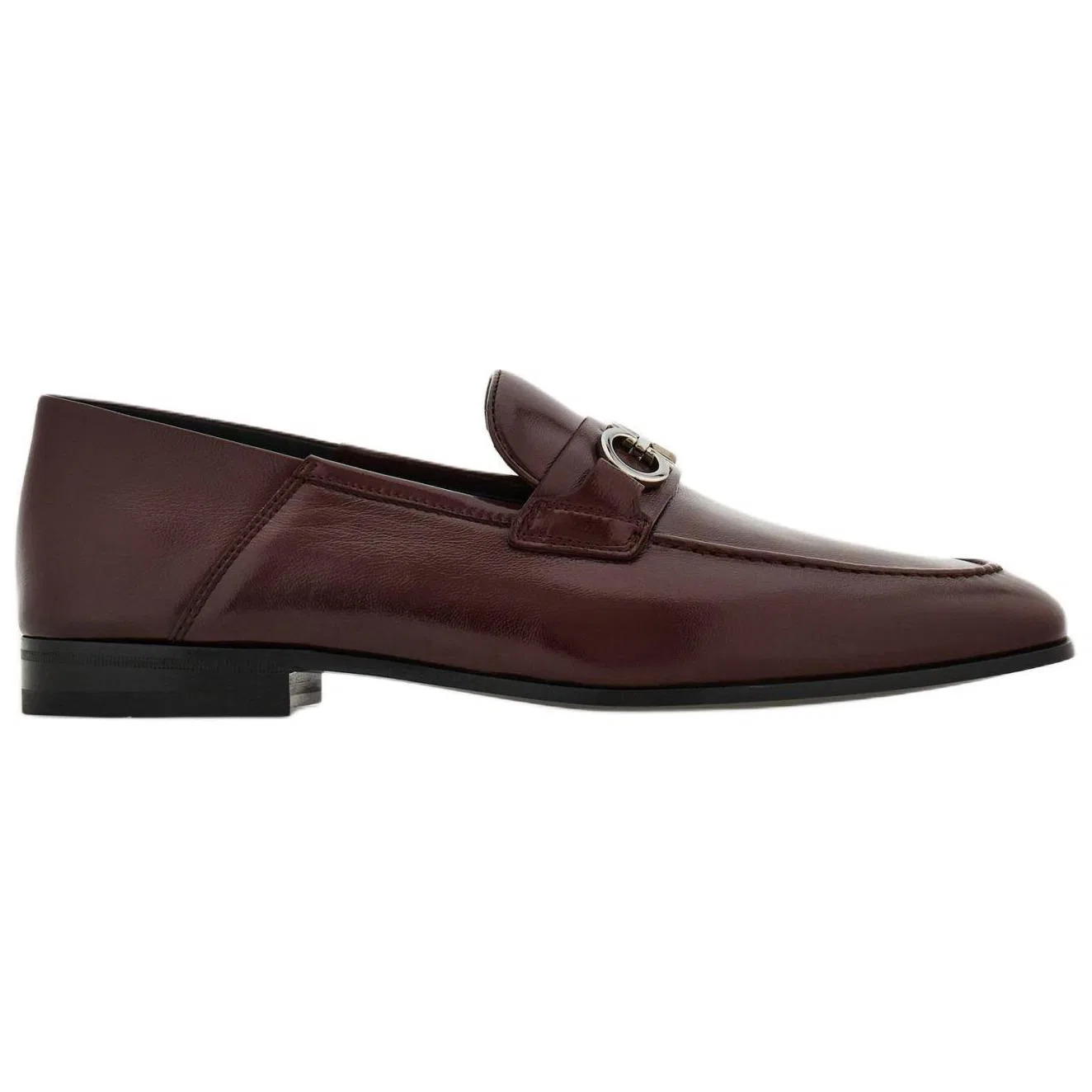 Лоферы Gancini бордовые Ferragamo — фото 3