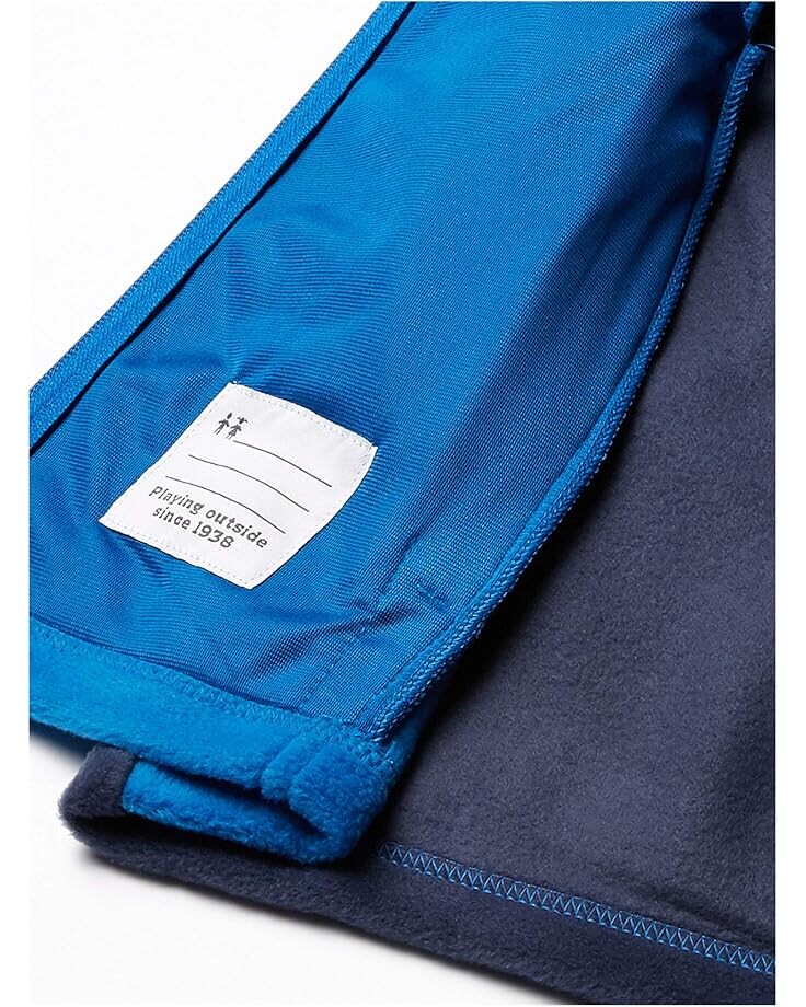 Флис Columbia Kids Steens Mt II Fleece, цвет Bright Indigo/Collegiate Navy — фото 4