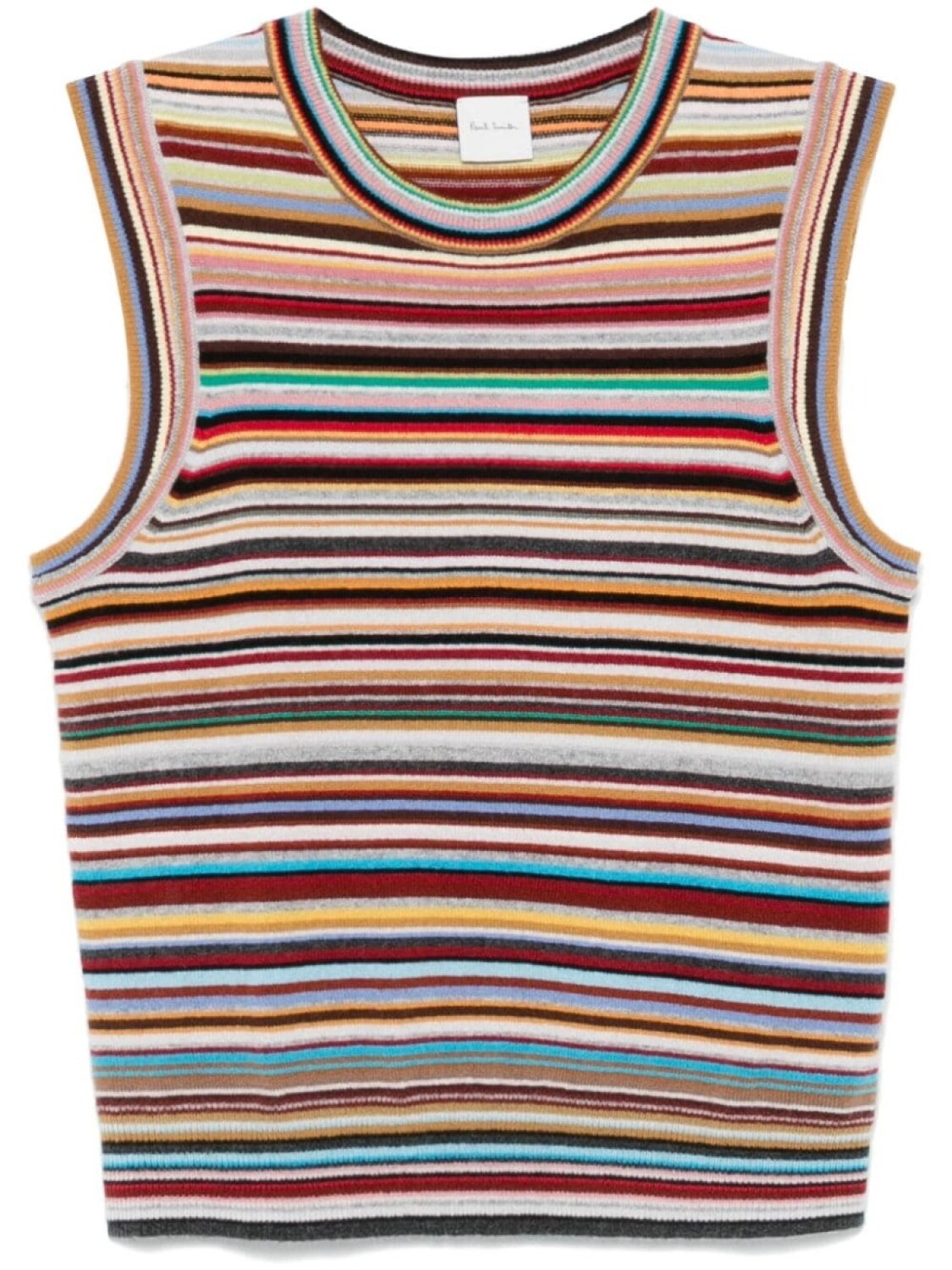 

Paul Smith топ в полоску Signature Stripe, красный