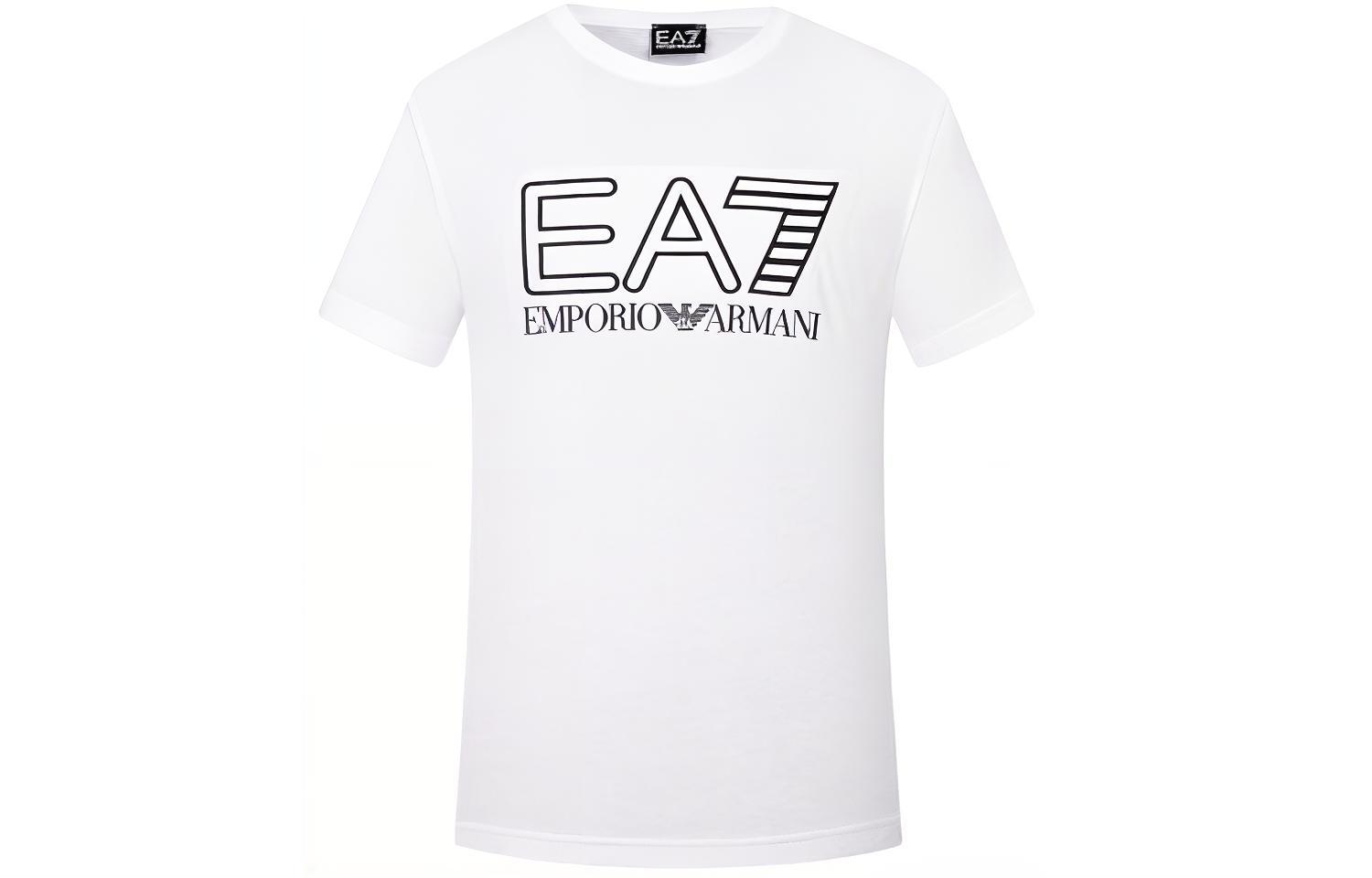 

EMPORIO ARMANI Футболка с коротким рукавом EA7 SS21 мужская white, Белый, EMPORIO ARMANI Футболка с коротким рукавом EA7 SS21 мужская white