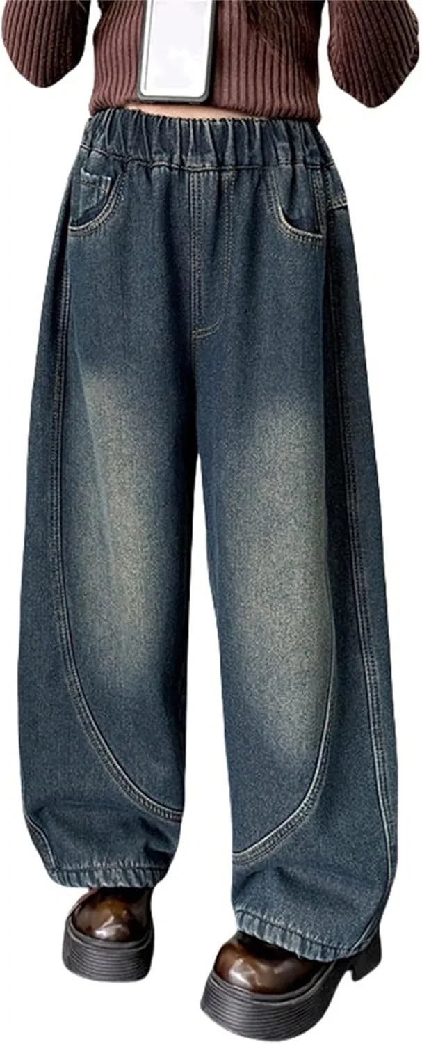 Молодежные мешковатые джинсовые брюки карго, Dark Blue