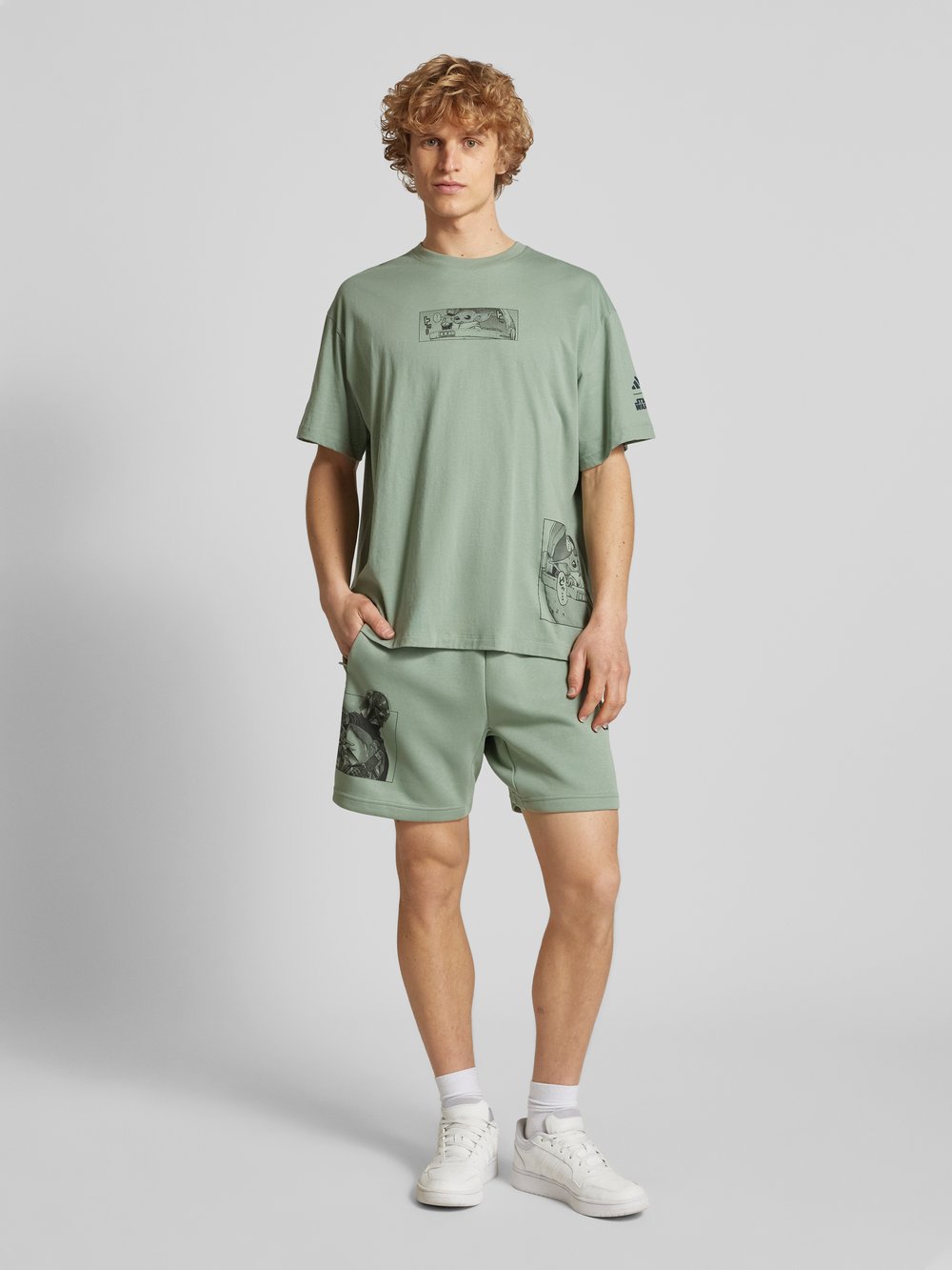 

Спортивные шорты с эластичным поясом ADIDAS SPORTSWEAR