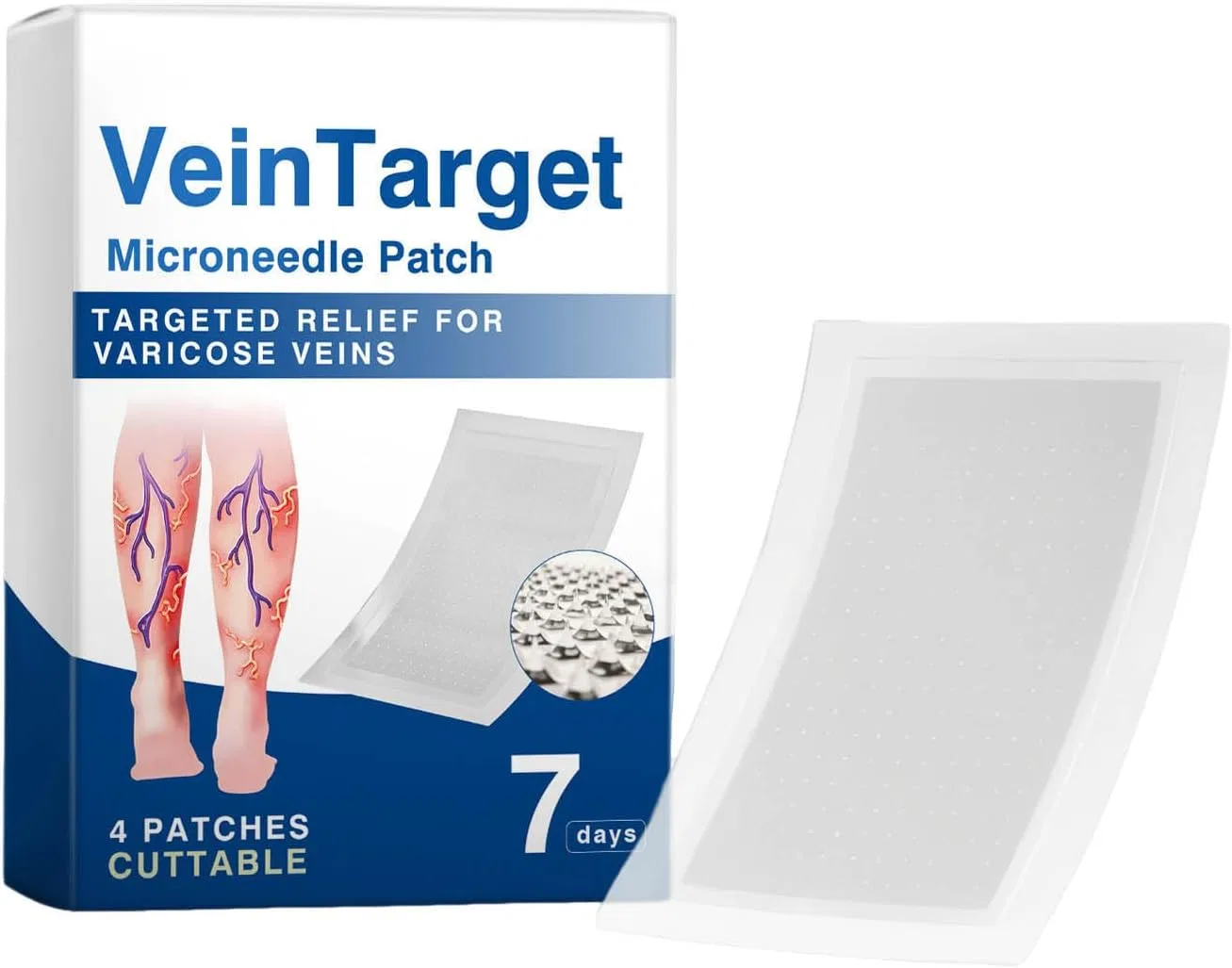 Пластыри Vein Target Microneedle для лечения варикозного расширения вен Generic, Rose Gold-7