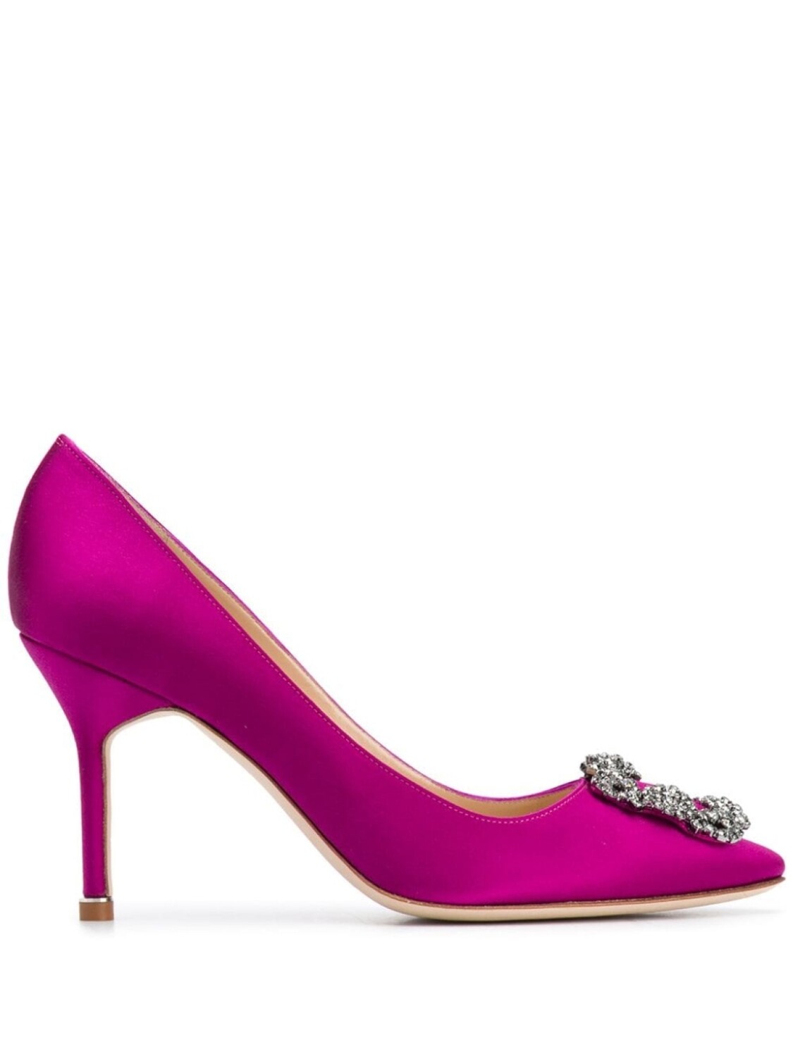 

Manolo Blahnik декорированные туфли-лодочки, розовый