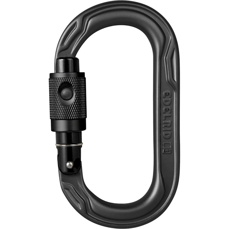 

Карабин Oval Power 2500 Permalock Edelrid, черный