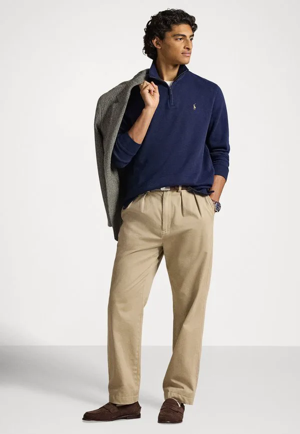 Свитер estaterib с застежкой-молнией до четверти длины Polo Ralph Lauren, Cruise Navy — фото 2