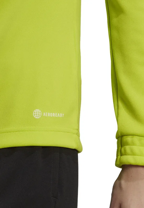 Толстовка тренировочная Adidas Performance Entrada 22, зелено-белая — фото 3