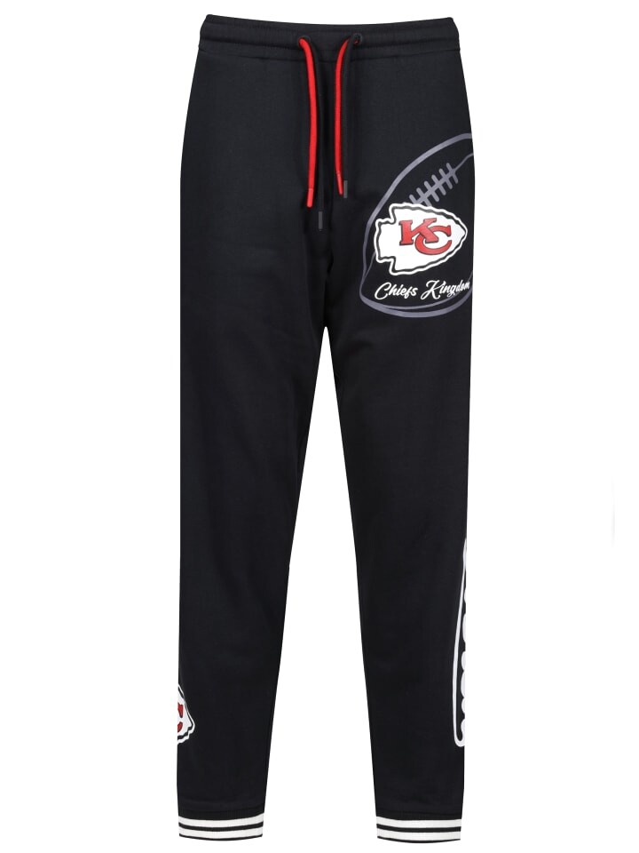 

Тканевые брюки Re:Covered Jogginghose NFL Chiefs Kingdom, черный