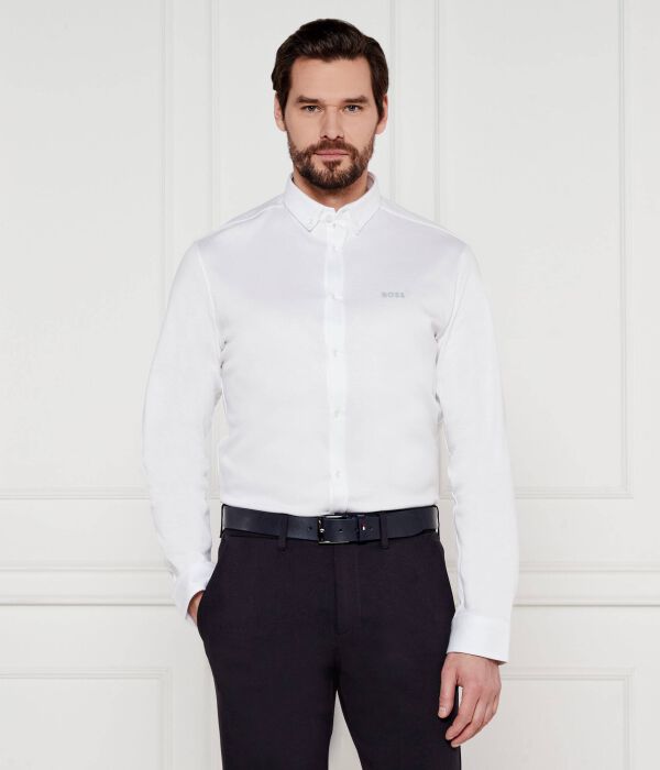 

Рубашка b_motion_l Regular fit Boss Green, белый