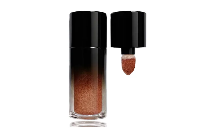 CHANEL Тени для век Limited Pink, осенне-зимняя коллекция, легко растушевываются, улучшают цвет лица, 4 г, #402 — фото 3